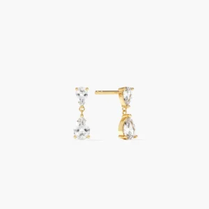 Ada Double Pear Drop Earrings