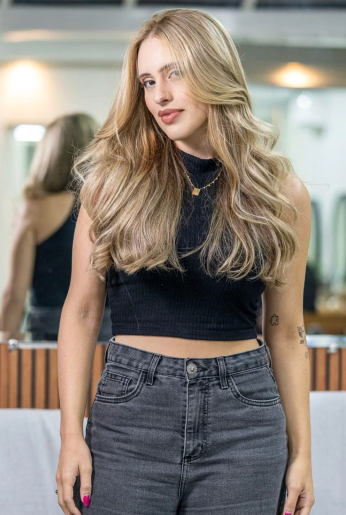 Hand-Painted Natural Balayage Highlights