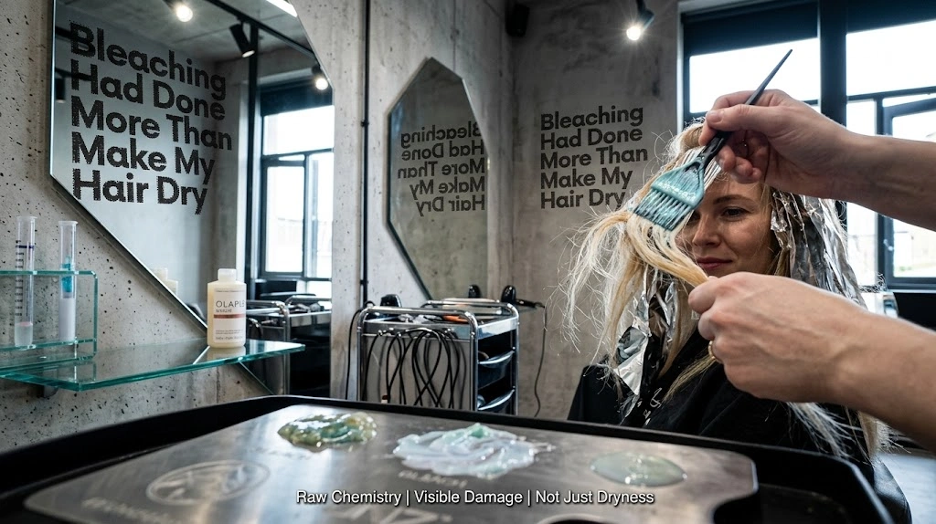 Bond building treatments for damaged hair