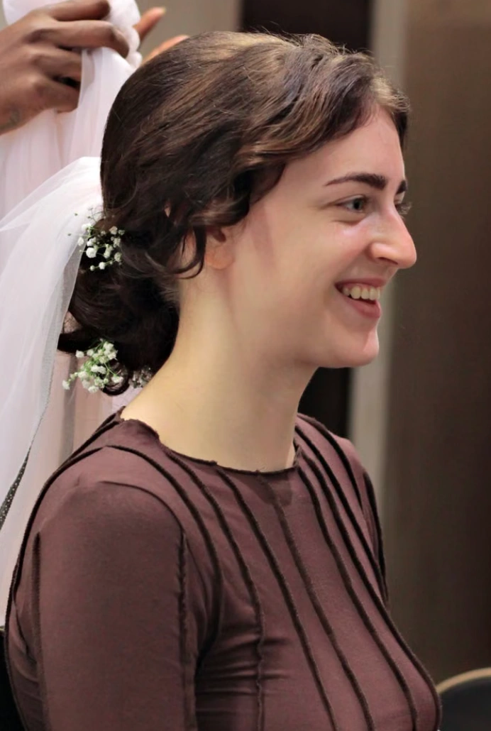 Elegant Bridal Updo Hair Styling