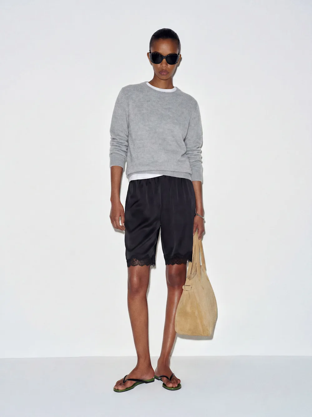 Clara Silk Bermuda Short