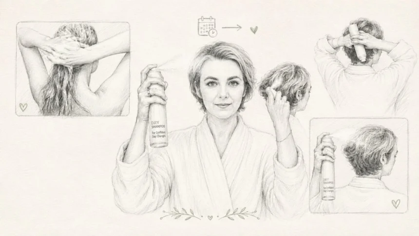 Dry shampoo tips to extend wash days