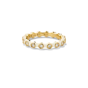 Enamel Charlotte Stacker Ring