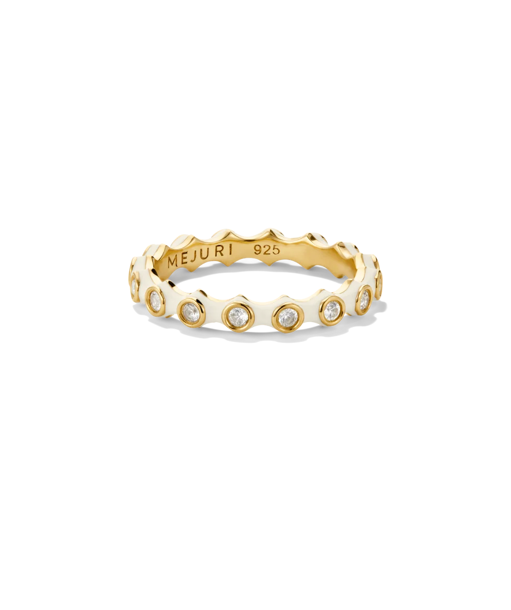 Enamel Charlotte Stacker Ring