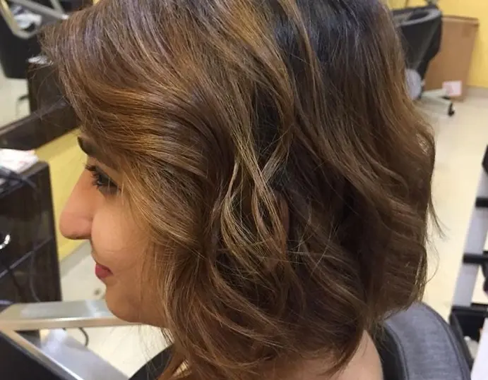 Express blow dry for shorter hair