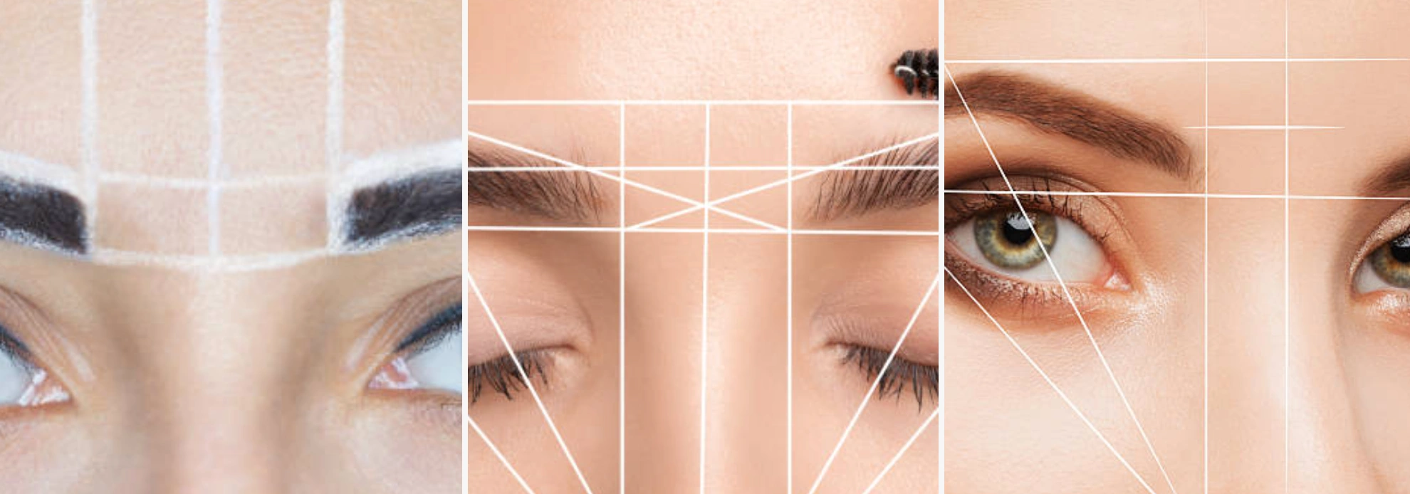 Eyebrow shaping and mapping at the Erothots beauty salon