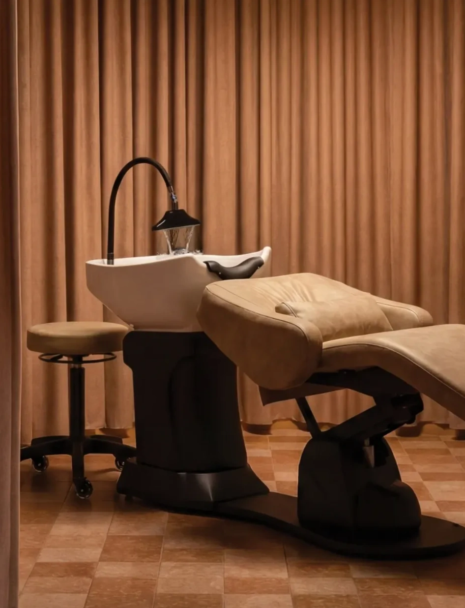 Hair spa and scalp treatment at the Erothots beauty salon