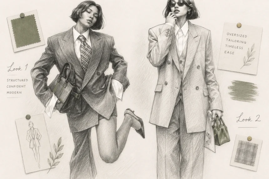 How To Style An Oversized Blazer For The Office Siren Look