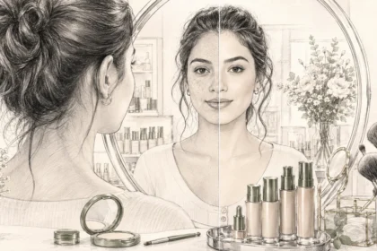 No makeup makeup look step by step