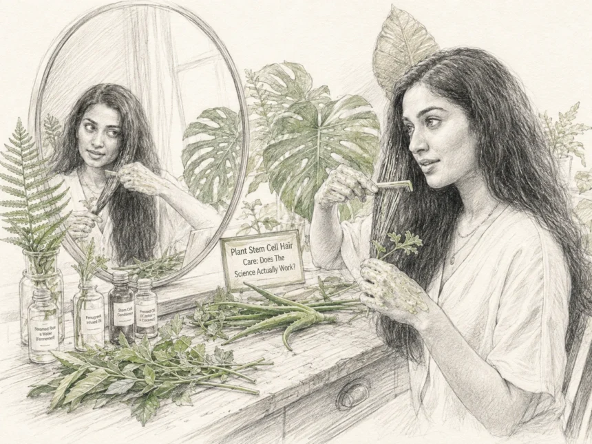Plant stem cell hair care