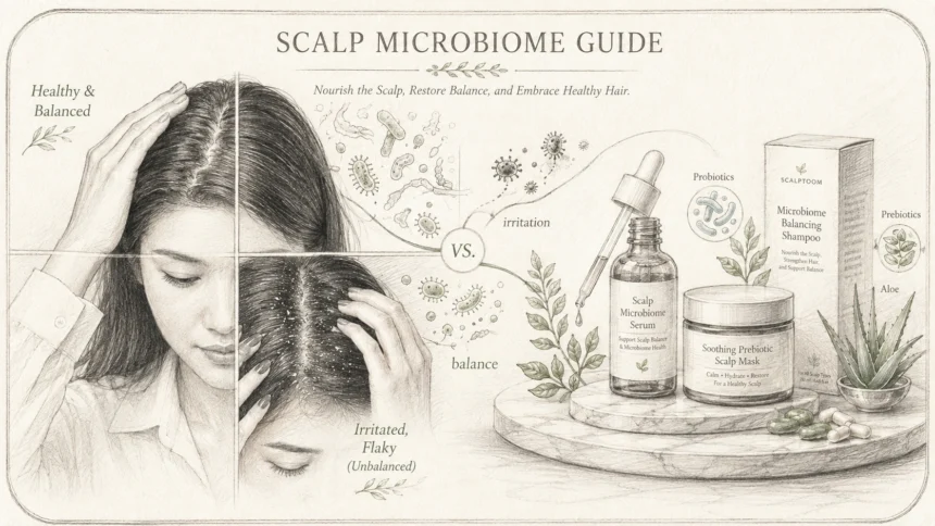 Scalp microbiome dandruff guide