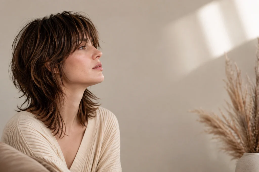 Blunt bob vs modern shag haircut comparison