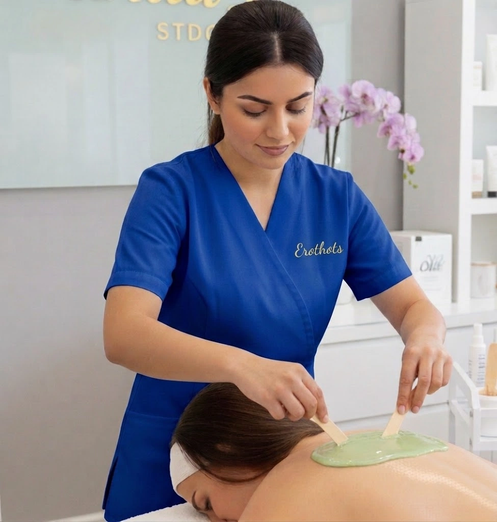 Vepayevna, waxing and brow specialist at Erothots