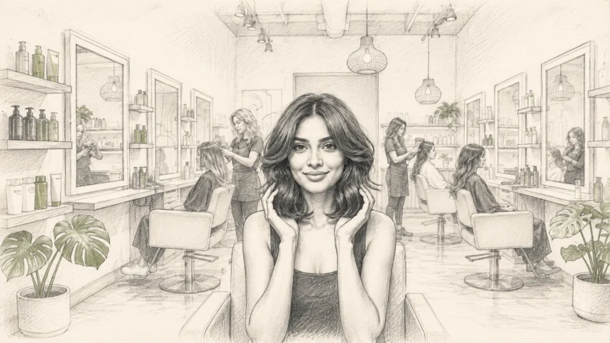 Medium length hair haircut trend