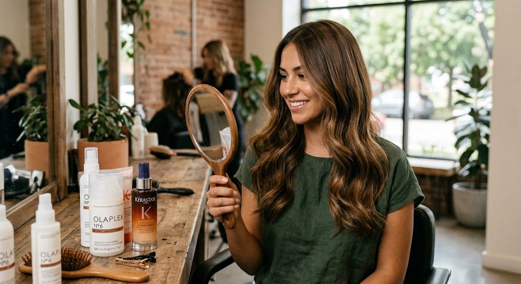 Hair gloss treatment at home