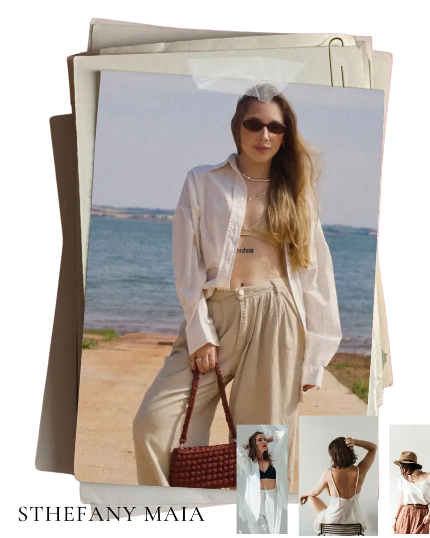 Sthefany Maia, co-founder and lead designer at the Erothots fashion studio